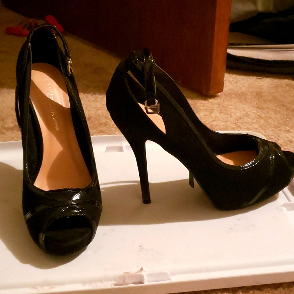 Black heels